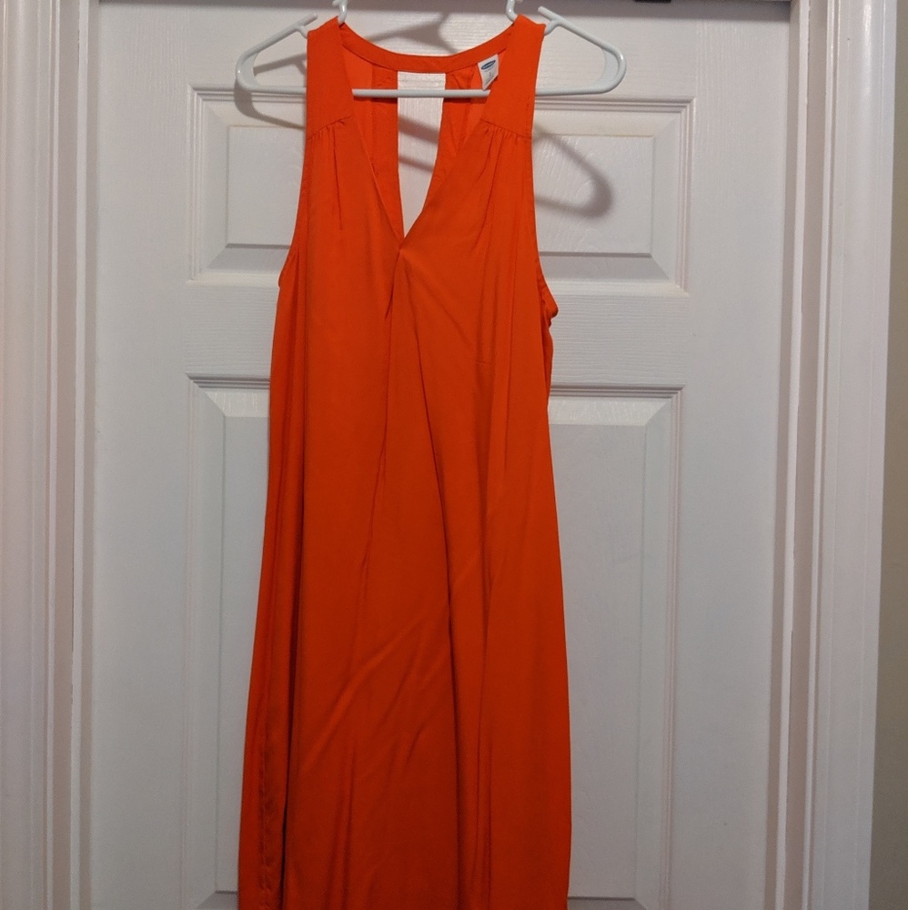 Orange Old Navy dress